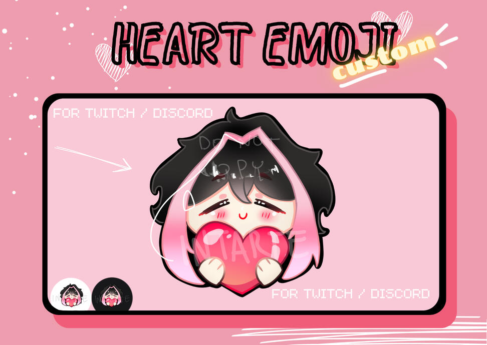 Custom heart emote - 5 EURO